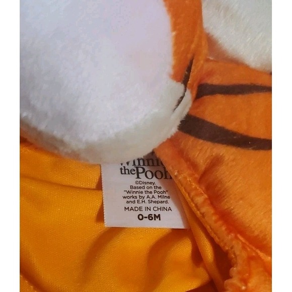 Halloween Baby Tigger Costume Disney Winnie the Pooh 0-6 Months Infant - Picture 9 of 9